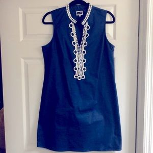 Mud Pie- Fitted Blue dress